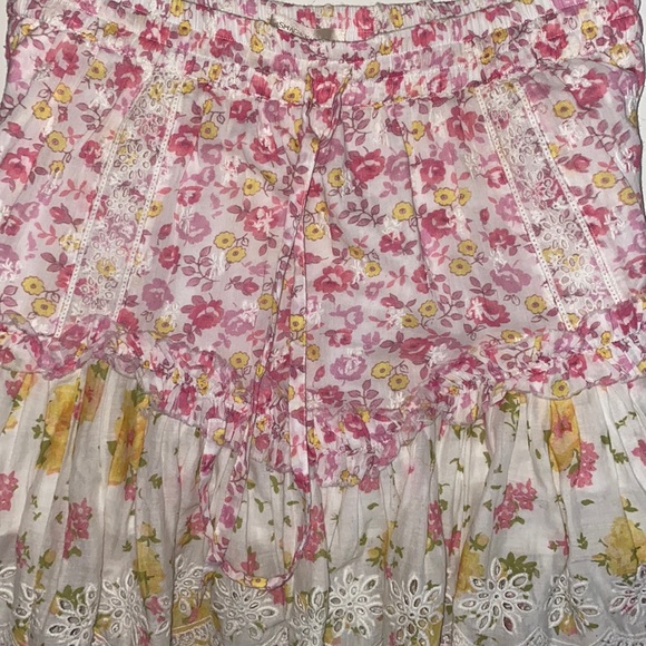 LoveShackFancy 🆕 Floral Pink Skirt, Size XS- NWOT - Picture 6 of 9
